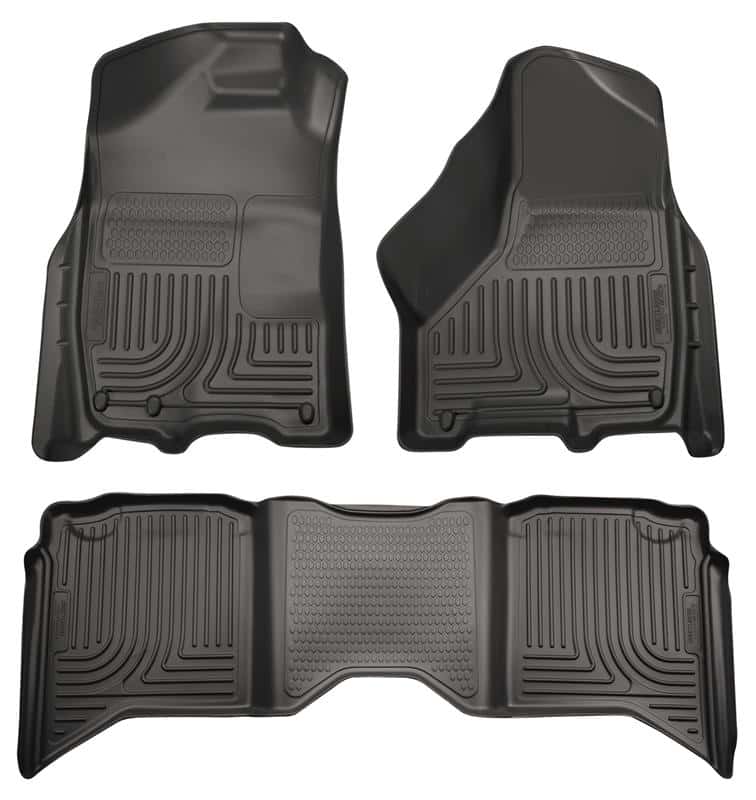 Husky Liners — Husky Liners 2012 Dodge Ram 1500/2500 Crew Cab WeatherBeater Combo Black Floor Liners
Floor Liners - view 2
