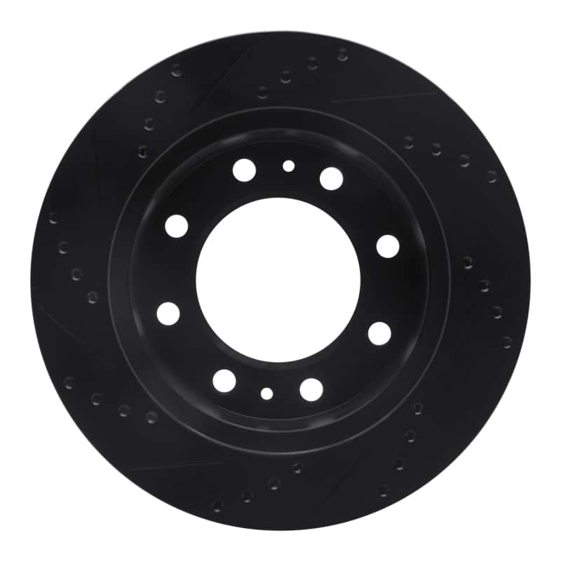 R1 Concepts — R1 01-25 Chevrolet AVALANCHE 2500 Front Right Drilled & Slotted Black Brake Rotor
R1 Brake Rotor Drill - view 5