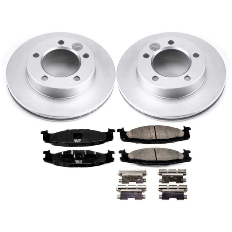 PowerStop — Power Stop 94-96 Ford Bronco Front Z17 Evolution Geomet Coated Brake Kit - view 1