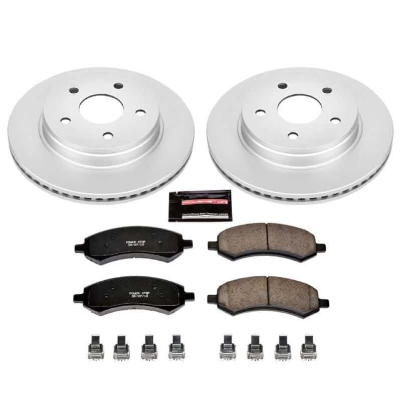 PowerStop — Power Stop 07-09 Chrysler Aspen Front Z17 Evolution Geomet Coated Brake Kit - view 1