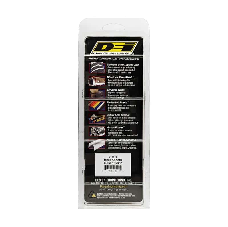 DEI — DEI Heat Sheath GOLD 1in x 36in
Heat Shield Sleeve - view 3