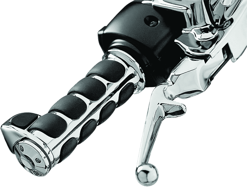 Kuryakyn — Kuryakyn ISO Grips With Throttle Boss Throttle-By-Wire Chrome - view 2