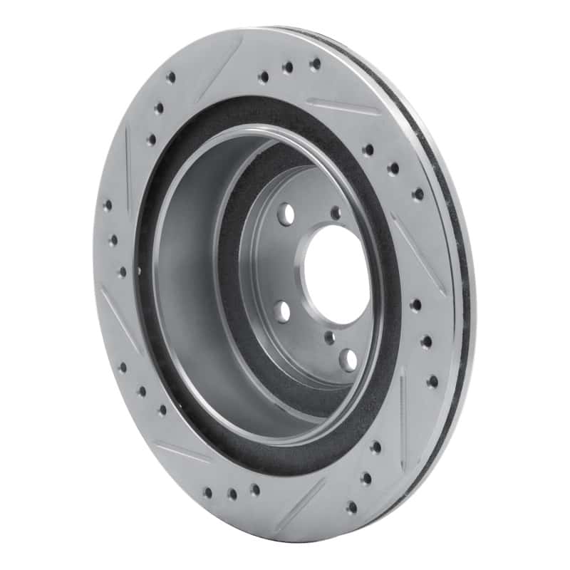 R1 Concepts — R1 05-09 Subaru Impreza Rear Right Drilled & Slotted Silver Brake Rotor
R1 Brake Rotor Drill - view 4