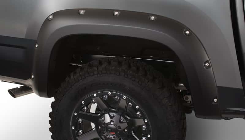 Bushwacker — Bushwacker 15-18 GMC Canyon (Excl. ZR2) Fleetside Pocket Style Flares 2pc 74.0in Bed - Black
FF Pocket Style 2Pc - view 1
