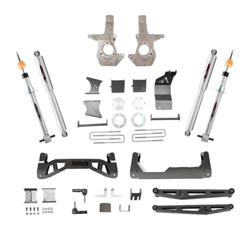 Belltech — Belltech 16-18 Chevrolet Silverado / GMC Sierra 1500 4WD 7in Suspension Lift Kit w/ Shocks
LIFT KIT - view 3
