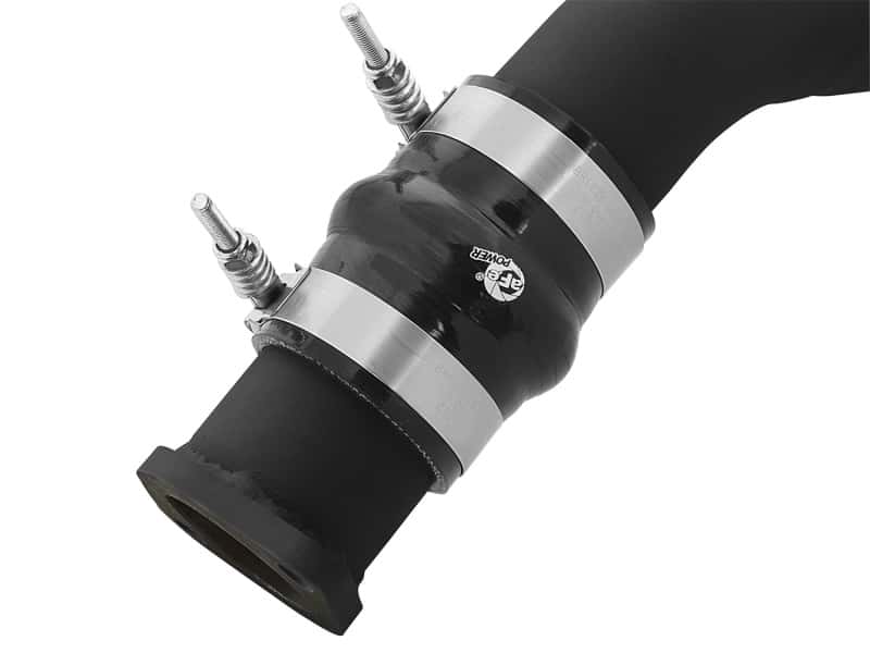 aFe — aFe Bladerunner 3in Intercooler Hot Side Tube for 16-17 Nissan Titan XD V8 5.0L (td)
Hot Charge Pipe - view 2