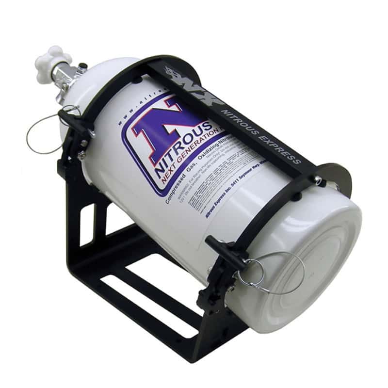 Nitrous Express — Nitrous Express Billet Race Bracket 10-15lb Bottles
Bottle Bracket
N2OBottleBrkt - view 1