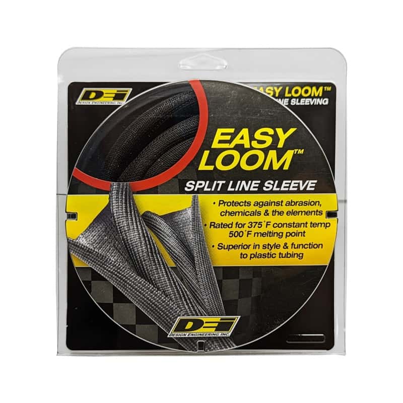 DEI — DEI Split Wire Sleeve Easy Loom 10mm-3/8in x 20 Black
Wire Sleeve - view 4