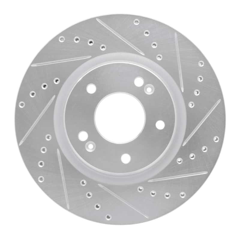 R1 Concepts — R1 2020-2025 Hyundai Elantra Front Right Drilled & Slotted Silver Brake Rotor
Disc Brake Rotor - view 1