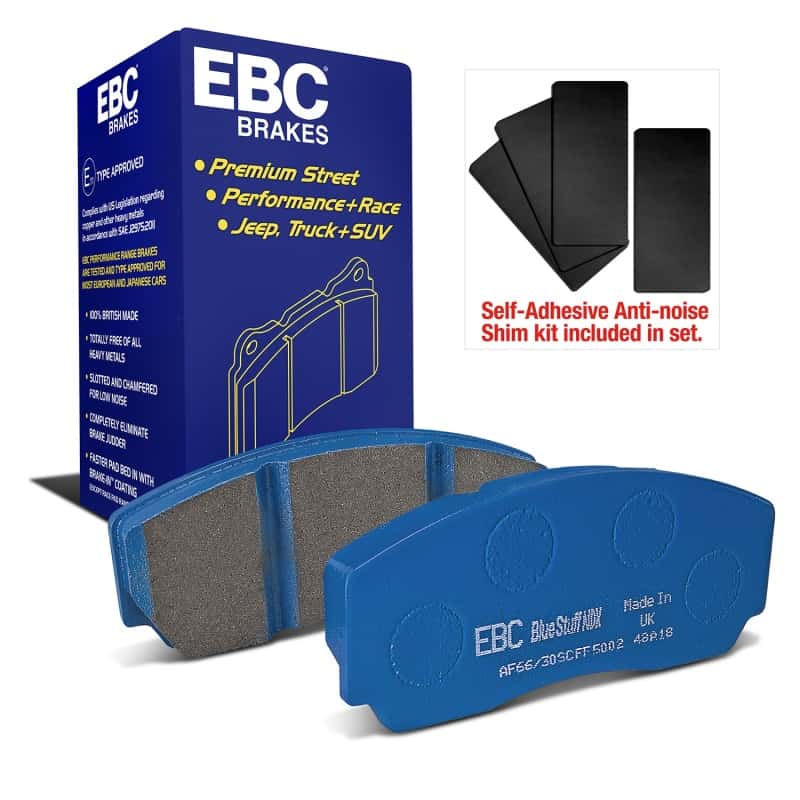 EBC — EBC 90-00 Aston Martin Vantage 5.3 (Twin Supercharged)(AP) Bluestuff Front Brake Pads
Disc Brake Pad - view 1