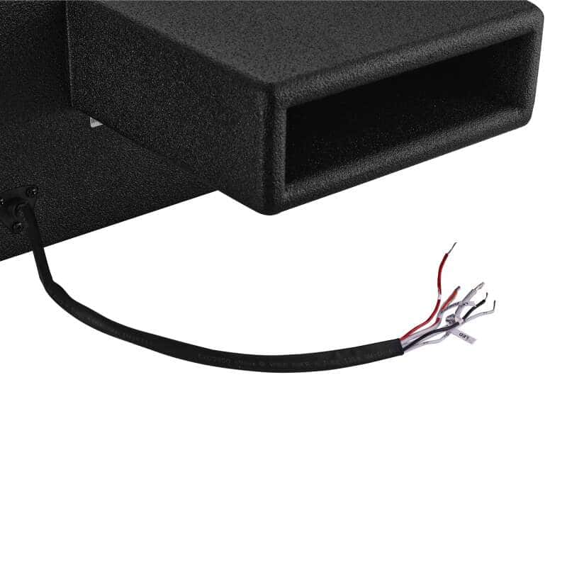 DS18 — DS18 Polaris RZR 10in Subwoofer Enclosure w/EXL-X10.2D Subwoofer- Black Finish- Acrylic Window- LED - view 1