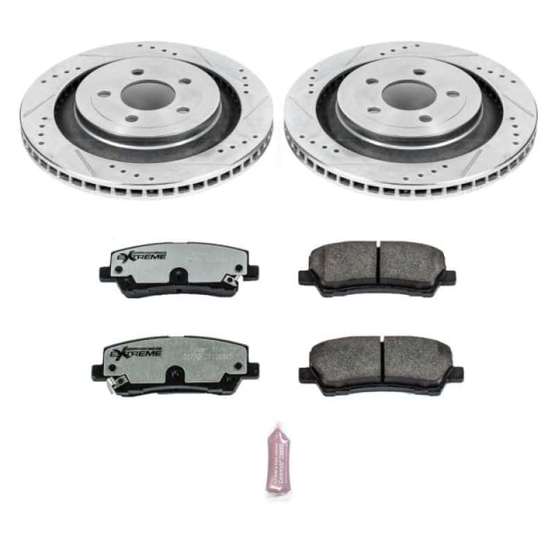 PowerStop — Power Stop 15-19 Ford Mustang Rear Z26 Street Warrior Brake Kit - view 1