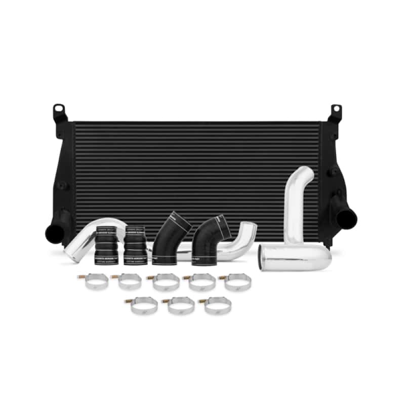Mishimoto — Mishimoto 02-04.5 Chevrolet 6.6L Duramax Intercooler Kit w/ Pipes (Black) - view 2