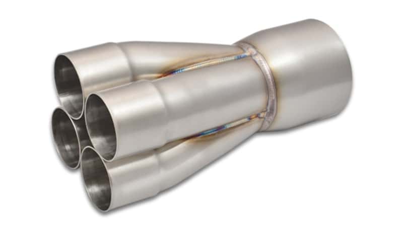 Vibrant — Vibrant 4-1 SS Merge Collectors (2-1/4in Inlet Slipover ID 3-1/2in Merge Outlet OD) Single Unit
2.25"ID3.5"OD4-1Cltr
2.25ID3.5OD4-1Collct
Exhaust Collector - view 1