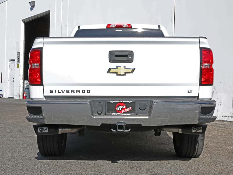 aFe — aFe Gemini XV 3in 304 SS Cat-Back Exhaust w/ Cutout 14-19 GM Trucks 4.3L/5.3L w/ Black Tips
Cat-Back Exhaust - view 6