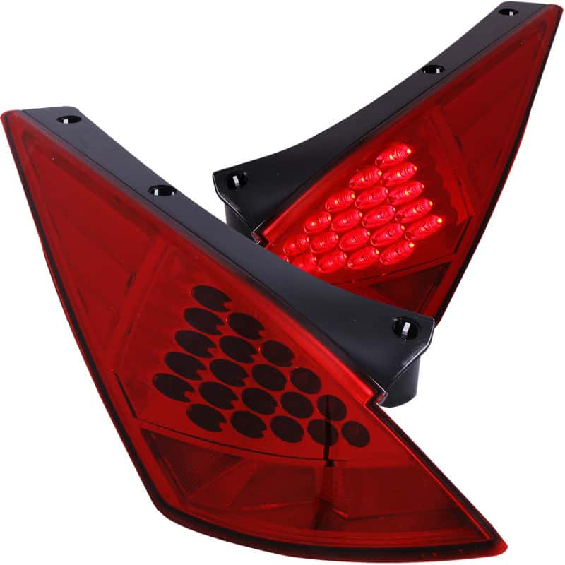 ANZO — ANZO 2003-2005 Nissan 350Z LED Taillights Red - view 1