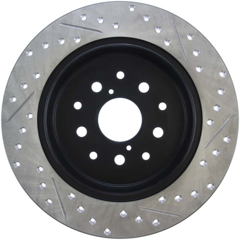 Stoptech — StopTech 00-05 Lexus IS300 / 02-09 Lexus SC430 / 98-05 GS300/GS350/GS400/GS430/GS450H SportStop Slo
Slot/Drill Rotor - view 2