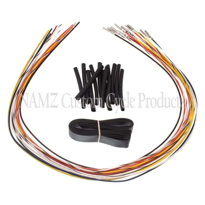 NAMZ — NAMZ 96-06 NON-Baggers Handlebar Switch Wire Extensions 24in. (Cut & Solder / Fits Up to 20in. Apes) - view 1