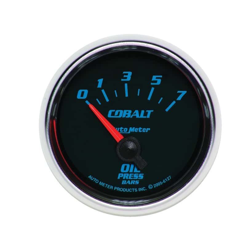 AutoMeter — Autometer Cobalt 52mm 0-7 BAR Short Sweep Electric Oil Pressure Gauge
GA 2" OILP 7BAR E CB - view 14