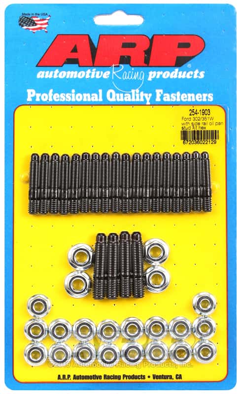 ARP — ARP Ford 302-351W Hex Oil Pan w/ Side Rail - view 1