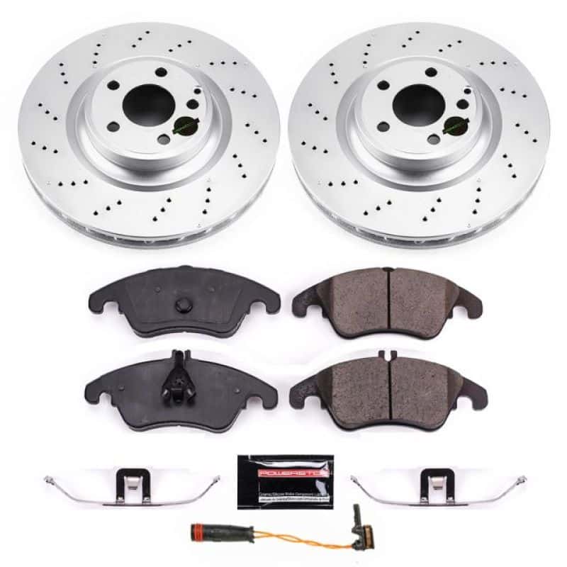 PowerStop — Power Stop 17-18 Mercedes-Benz SLC300 Front Z23 Evolution Sport Coated Brake Kit - view 1