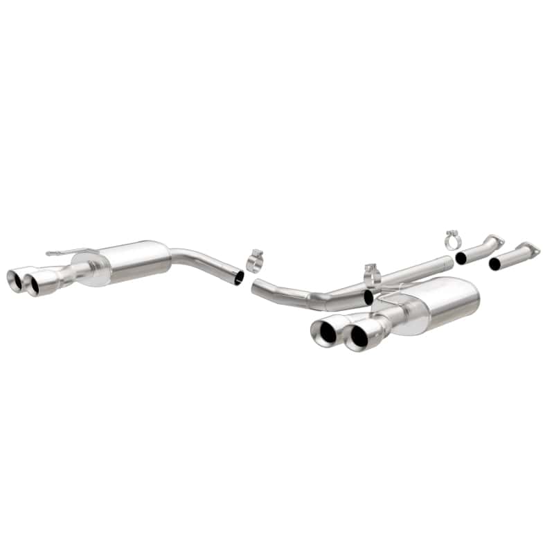 Magnaflow — MagnaFlow Cat-Back 11-15 Kia Optima 2.0L/2.4L Sport SS 2.25in Quad Split Rear 4.5in Tips
Cat-Back - view 1