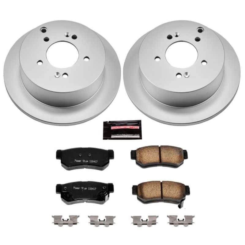PowerStop — Power Stop 01-06 Hyundai Santa Fe Rear Z17 Evolution Geomet Coated Brake Kit - view 1