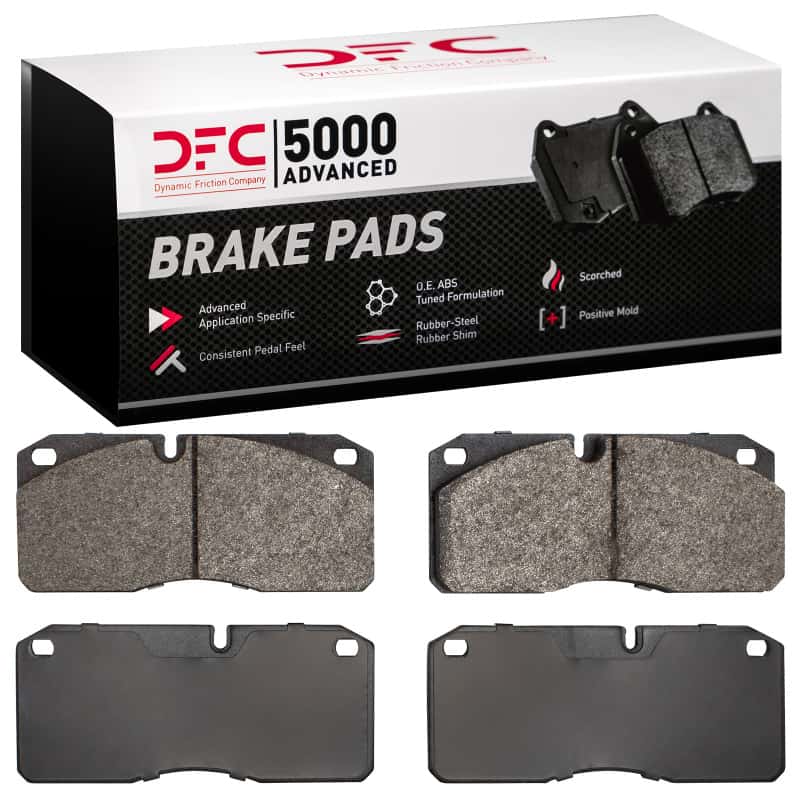 DFC — DFC 87-12 Damon Avanti Rear/Front 5000 Advanced Semi Metallic Brake Pads
DFC Brake Pad Set - view 1