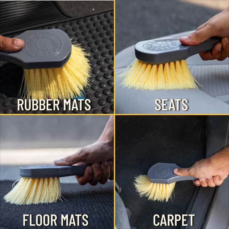 Chemical Guys — Chemical Guys Stiffy Brush For Carpets & Durable Surfaces - Yellow - view 6