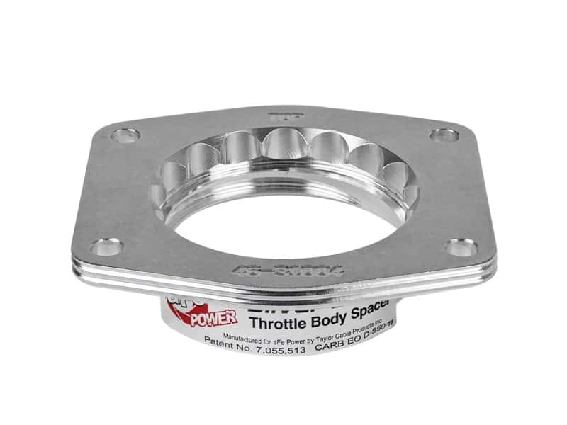 aFe — aFe Silver Bullet Throttle Body Spacers BMW M3 (E36) 92-99 L6 3.0/3.2L *96-99 3.2L - 50 State Legal*
Throttle Body Spacer
Silver Bullet - view 4