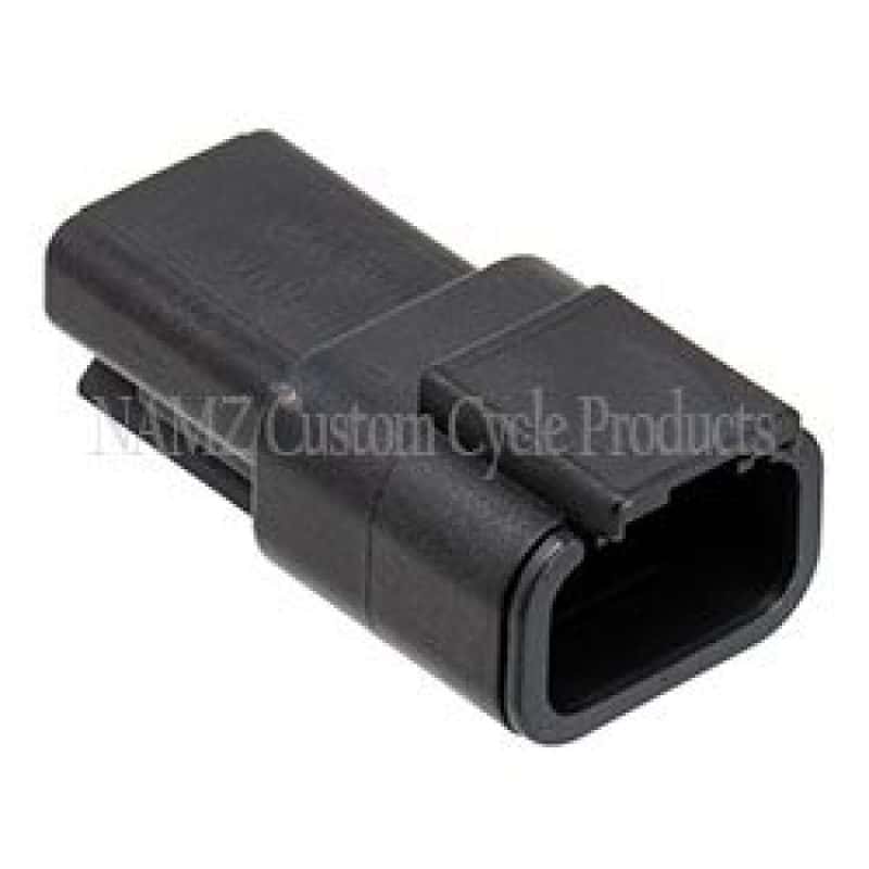 NAMZ — NAMZ Deutsch DTM 3-Position Receptacle w/3 Stamped Terminals & Wedgelock - Black (HD 74103-98BK) - view 2
