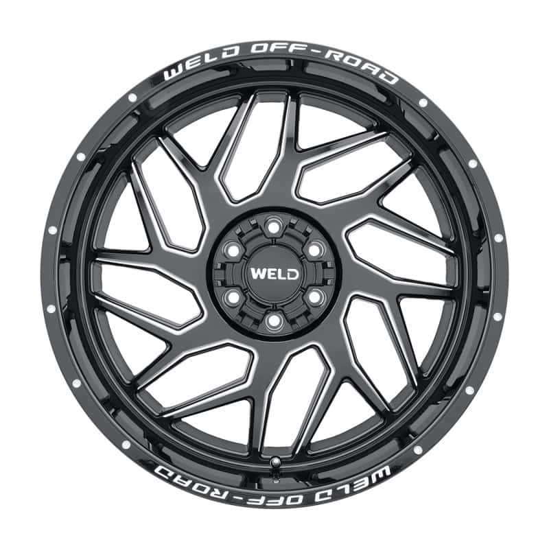 Weld — Weld Off-Road W117 20X10 Fulcrum 8X165.1 ET13 BS6.00 Gloss Black MIL 125.1 - view 1