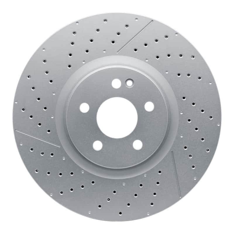 DFC — DFC 14-19 Mercedes-Benz GLA45 AMG Front Drilled and Slotted Hi-Carbon Alloy Geomet Coated Rotor
DFC Brake Rotor - view 1