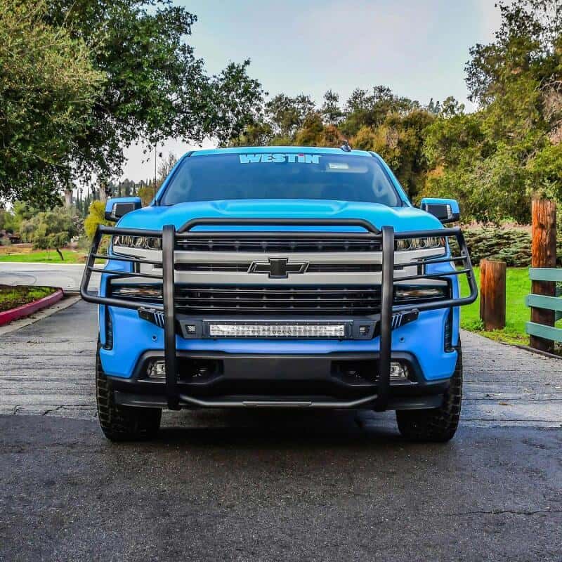 Westin — Westin 19-21 Chevy 1500 Sportsman X Grille Guard - Textured Black (Excl. 2019 Silverado LD)
Grille Guard - view 5