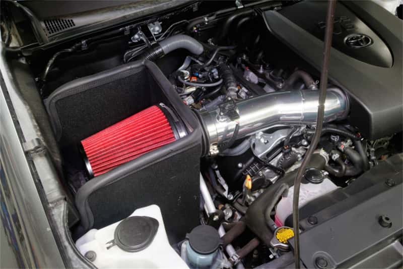 Spectre — Spectre 16-18 Toyota Tacoma V6-3.5L F/I Air Intake Kit - Polished w/Red Filter
Spectre Air Intake K
Air Intake System - view 6