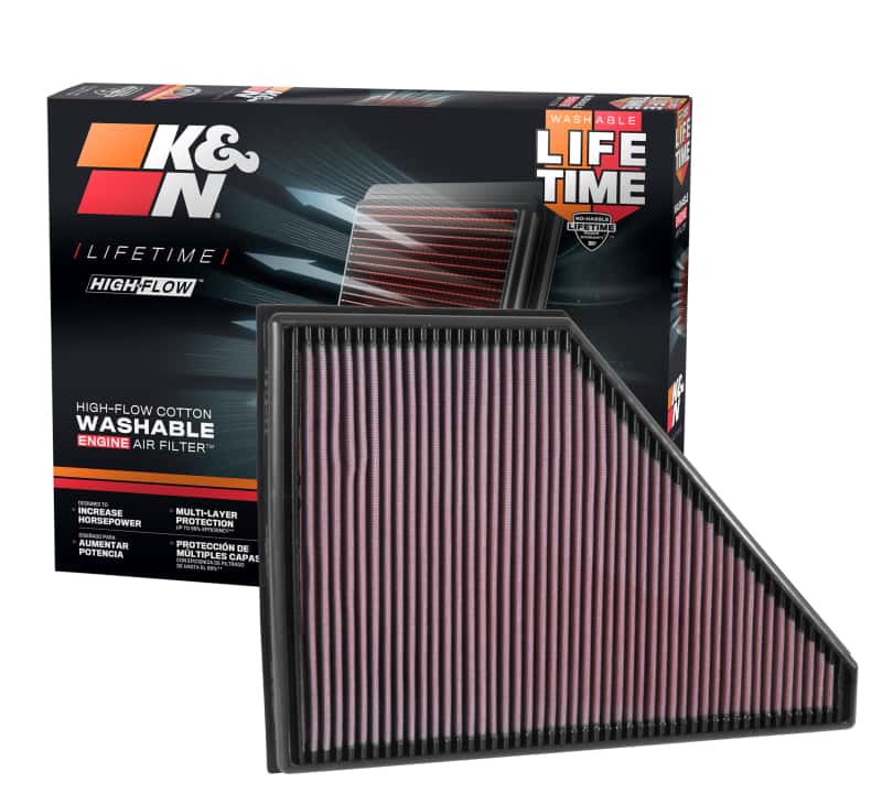 K&N Engineering — K&N 2017 Cadillac XT5 3.6L V6 F/I Drop In Air Filter
Replacement Air Filt
Air Filter - view 5