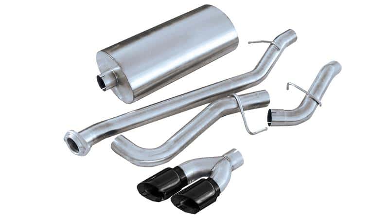 CORSA Performance — Corsa 1999-2006 GMC Sierra 4.8L V8 3in Cat-Back Single Side w Twin 4in Black Pro-Series Tips
Exhaust - view 2
