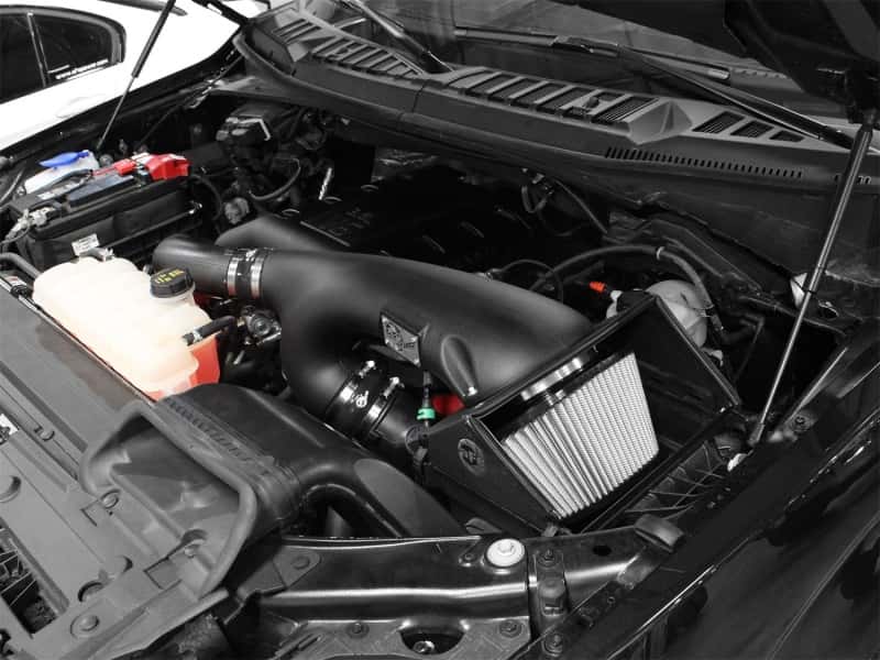 aFe — aFe MagnumFORCE Pro DRY S Stage-2 Intake System 16 Ford F-150 EcoBoost V6-2.7L/3.5L (tt)
Magnum FORCE Intake - view 7