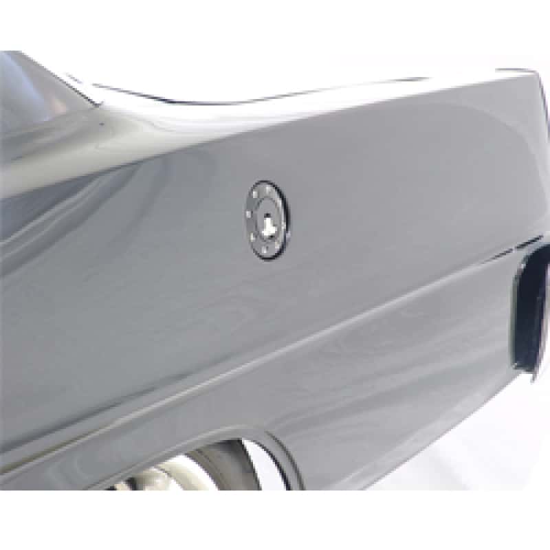 Ridetech — Ridetech 66-67 Chevy Nova Locking Gas Cap (Clear Anodized)
Gas Cap Silver 62-67 - view 3
