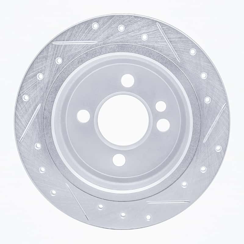 R1 Concepts — R1 02-15 Mini Cooper Clubman Rear Left Drilled & Slotted Silver Brake Rotor
R1 Brake Rotor Drill - view 5