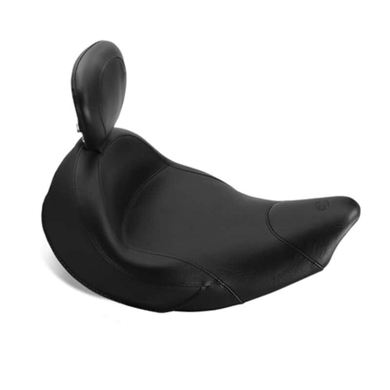 Mustang Motorcycle — Mustang 14-21 Indian Chieftain, Chief Dark Horse, Spfld, Vintage Standard Touring Solo Seat - Black - view 2