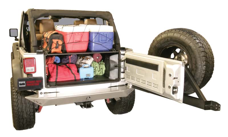 Tuffy Products — Tuffy Jk Unlimited Tailgate Enclosure- Black For 2011+
Cargo Enclosure - view 8
