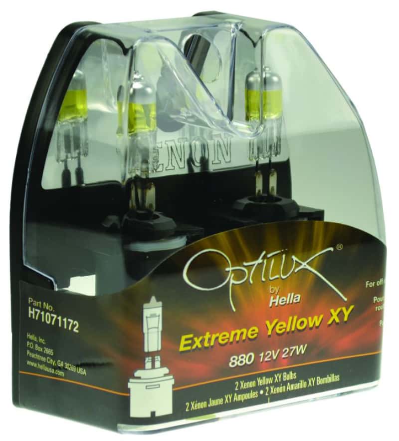 Hella — Hella Optilux 880 12V Xenon Yellow XY Bulb
880 Halogen Bulb
Bulb - view 3