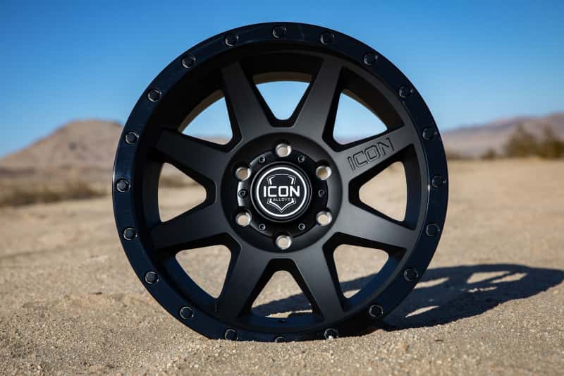 ICON — ICON Rebound 18x9 6x135 6mm Offset 5.25in BS 87.1mm Bore Double Black Wheel
WHEEL - view 3