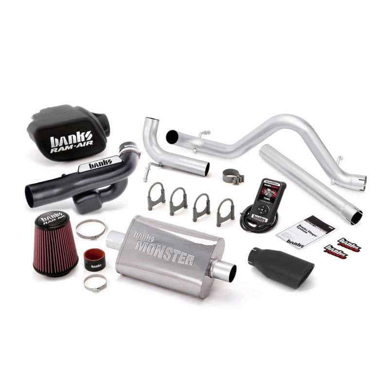 Banks Power — Banks Power 12-14 Jeep 3.6L Wrangler - 4dr Stinger Sys w/ AutoMind - SS Single Exhaust w/ Black Tip
Power/Efficiency Sys
Stinger Bundle - view 1