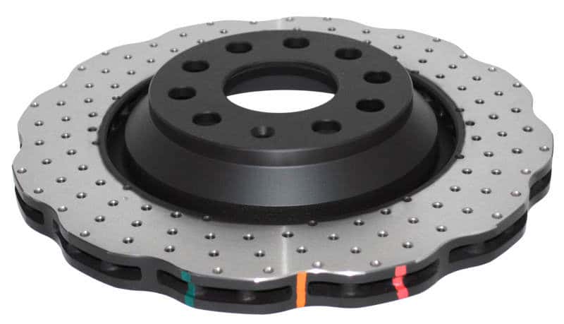 DBA — DBA 14-21 Volkswagen GTI (w/Perf Pkg 310mm Rear Disc) Rear 4000 Series Drilled Wavy Rotor
Brake Rotor
Brake Disc - view 3