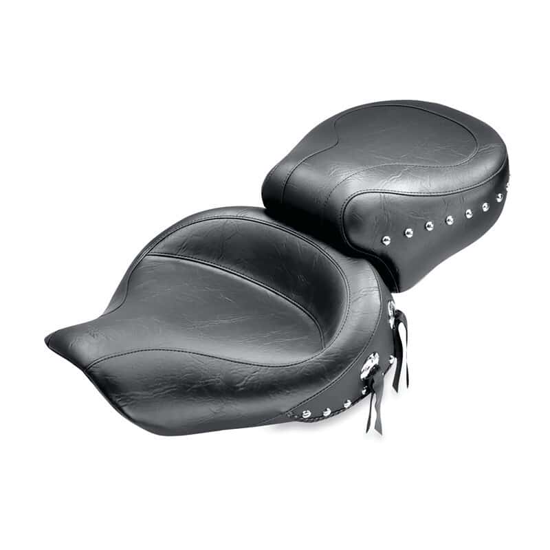 Mustang Motorcycle — Mustang 91-05 Harley Dyna Wide Touring 1PC Seat - Black - view 2