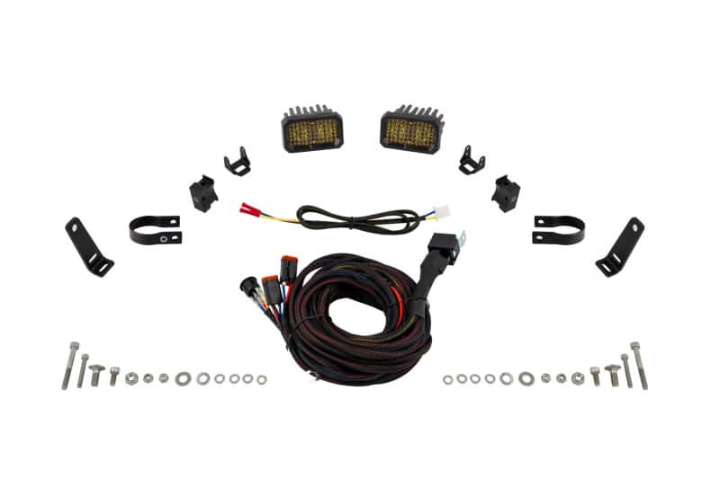 Diode Dynamics — Diode Dynamics Stage Series 1 1/2 In Roll Bar Chase Light Kit SSC2 Sport - Yellow (Pair) - view 1