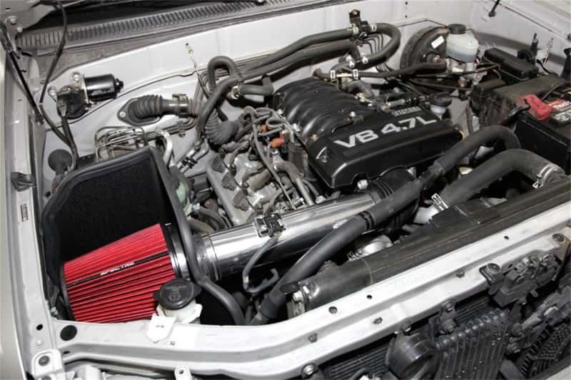 Spectre — Spectre 05-07 Toyota Sequoia V8-4.7L F/I Air Intake Kit - Polished w/Red Filter
Spectre Air Intake K
Air Intake System - view 5