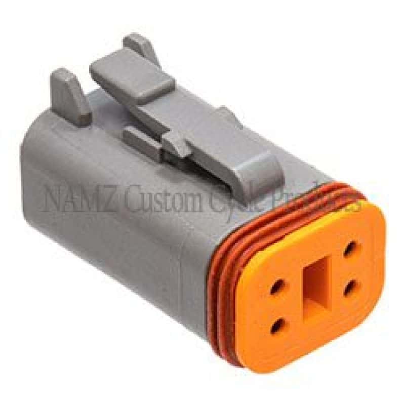 NAMZ — NAMZ Deutsch DT Series 4-Wire Plug & Wedgelock - Grey (Repl. HD 72134-94GY) - view 2
